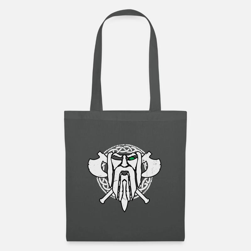Viking Thor Hammer Runen - Stoffbeutel - Graphite