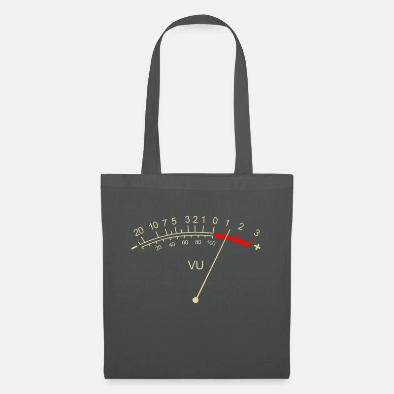 VU Meter Vintage Analog - Stoffbeutel - Graphite