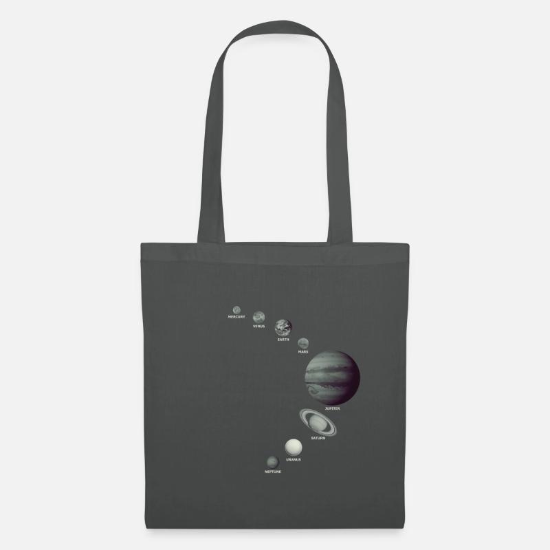 Das Sonnensystem! - Stoffbeutel - Graphite