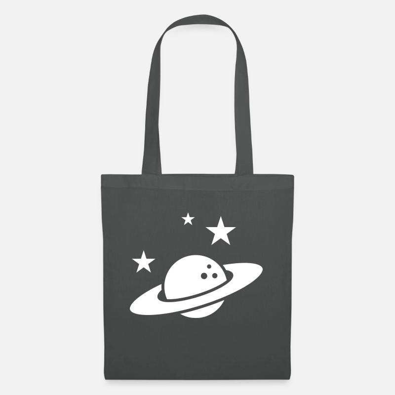 Milchstraße Planeten - Stoffbeutel - Graphite