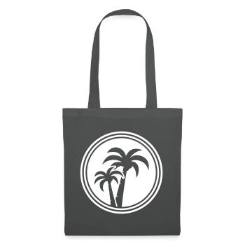 symbole de la paume - Sac en tissu - gris graphite - Devant
