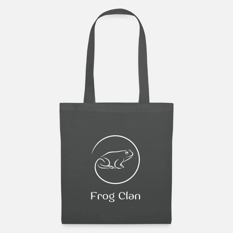Frosch-Clan - Stoffbeutel - Graphite