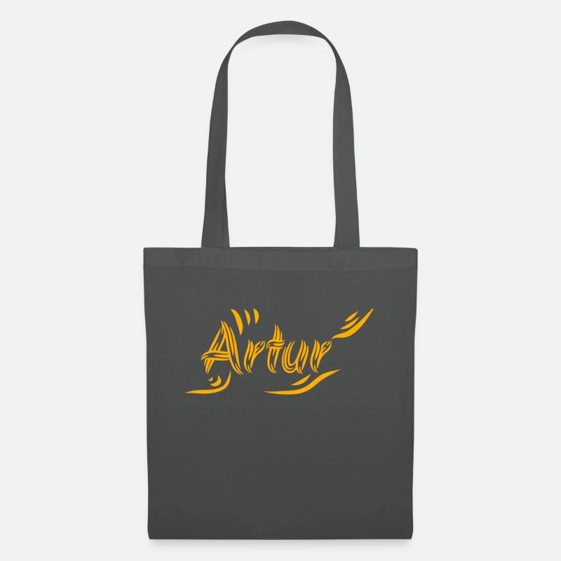 Geschenkidee Artur - Stoffbeutel - Graphite