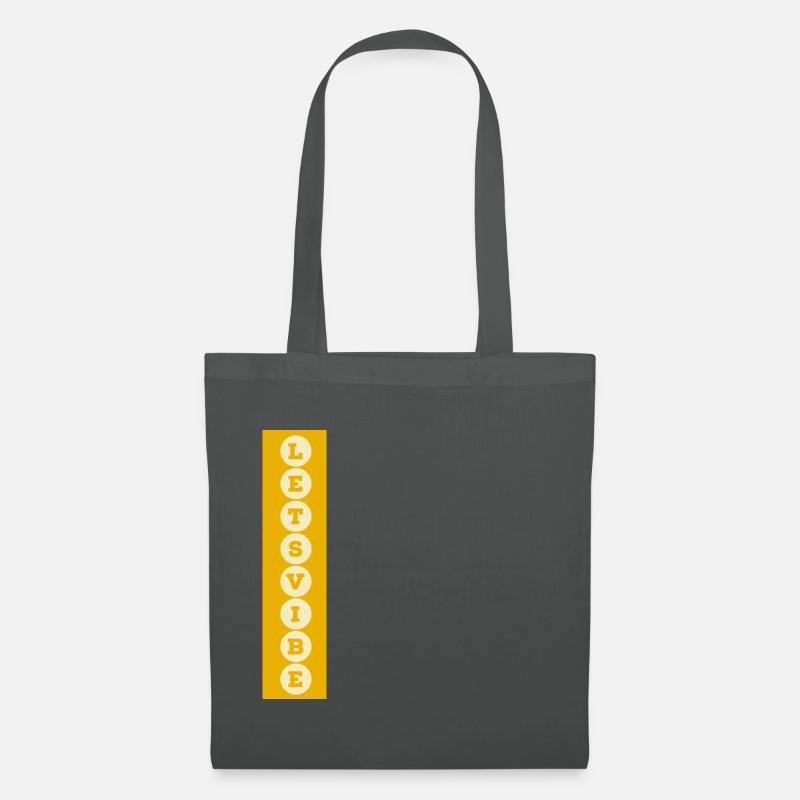 Lets Vibe Geschenkidee Mode für Jedermann - Stoffbeutel - Graphite