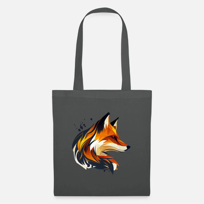 Fuchs - Stoffbeutel - Graphite