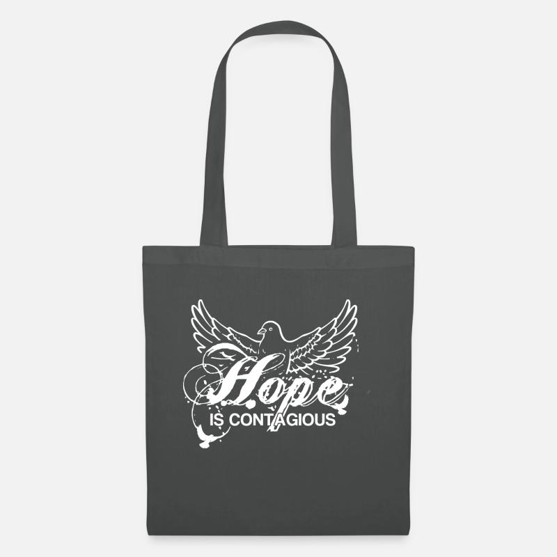 Hope is Contagious - Die Hoffnung ist ansteckend - Stoffbeutel - Graphite