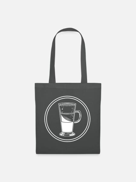 Kaffee Icon - Stoffbeutel - Graphite