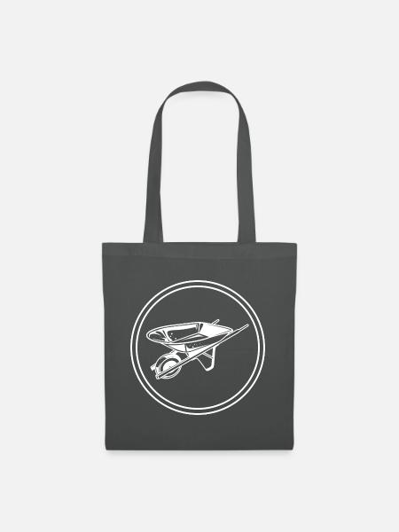 Schubkarre Symbol - Stoffbeutel - Graphite
