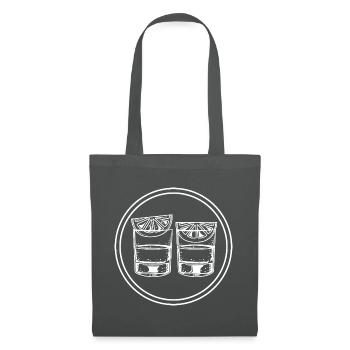 Cocktail Icon - Stoffbeutel - Graphite - Vorne