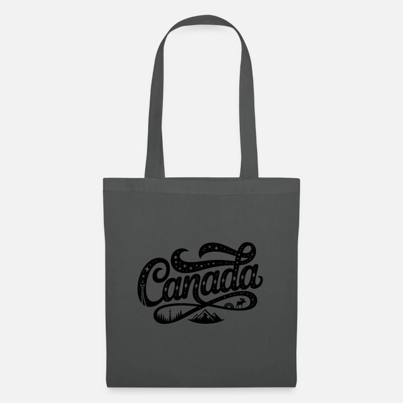 Canada - Souvenir Design - Tote Bag - graphite grey