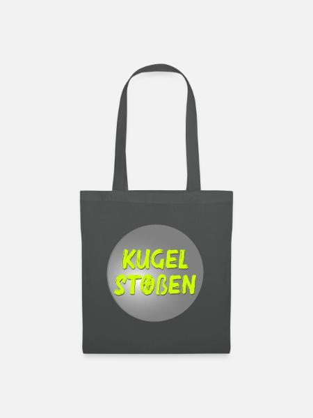 Kugelstoßen Stoßkugel - Stoffbeutel - Graphite