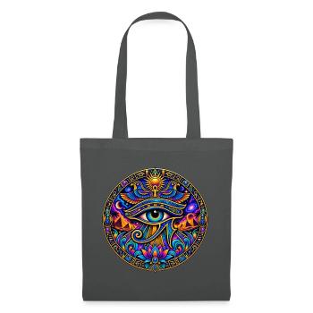 Auge des Horus - Stoffbeutel - Graphite - Vorne