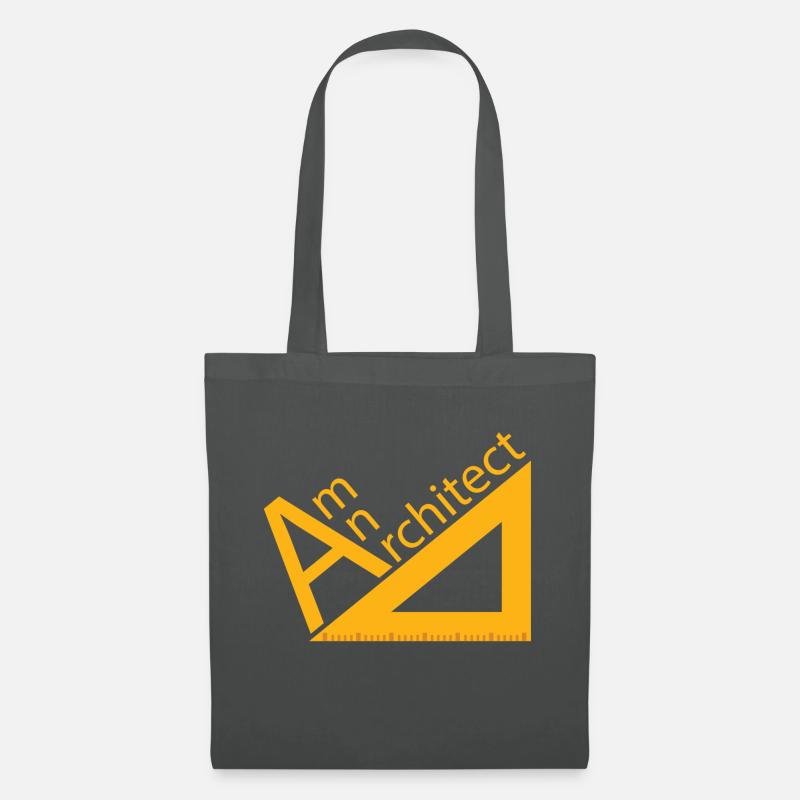 Architecte / Architecture: suis architecte - Sac en tissu - gris graphite