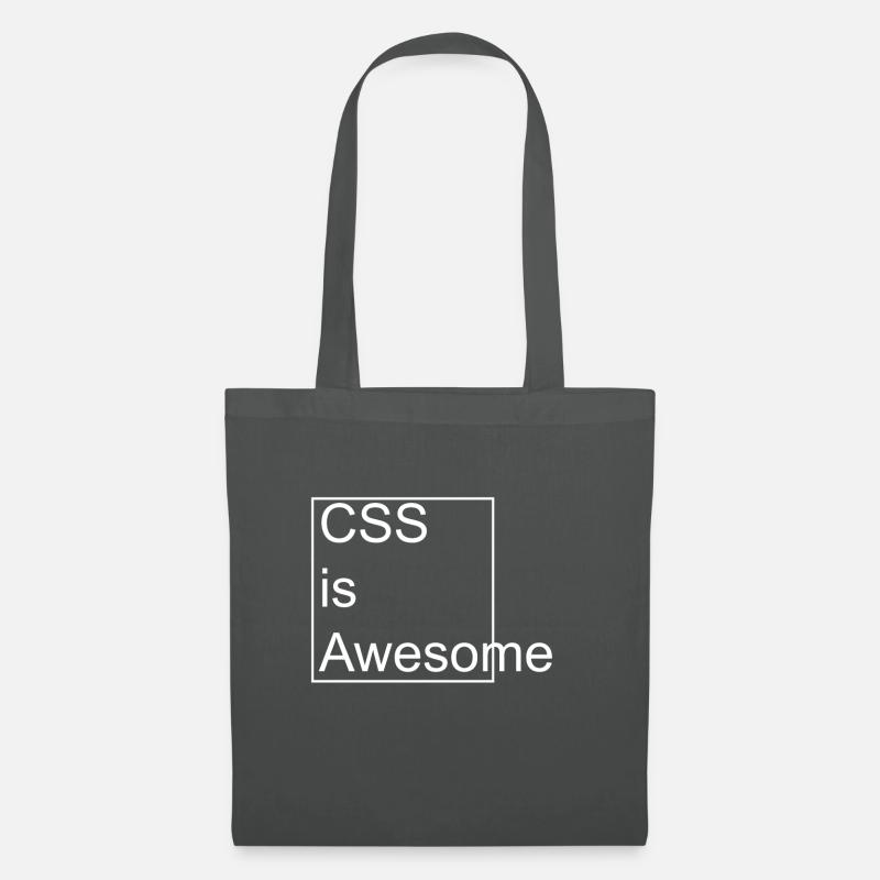 CSS is Awesome - Stoffbeutel - Graphite