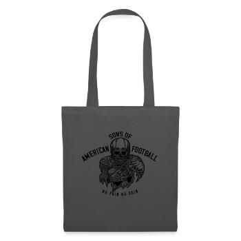 PAS DE DOULEUR SANS GAIN SONS OF FOOTBALL AMÉRICAIN - Sac en tissu - gris graphite - Devant