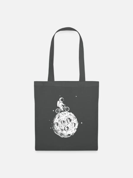 Radfahrer Astronaut - Stoffbeutel - Graphite