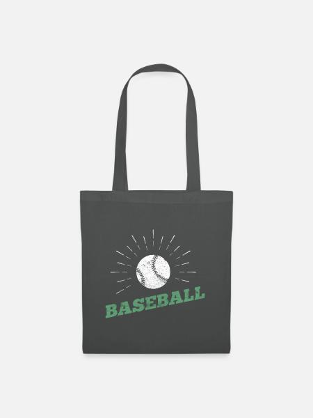 Baseball Sport Logo - Stoffbeutel - Graphite