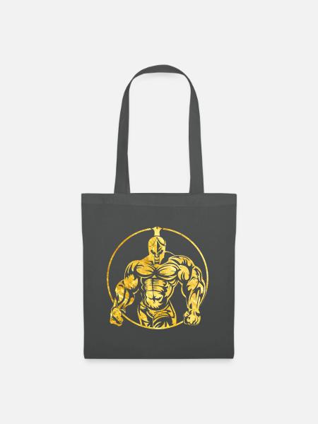 spartaner gold logo - Stoffbeutel - Graphite