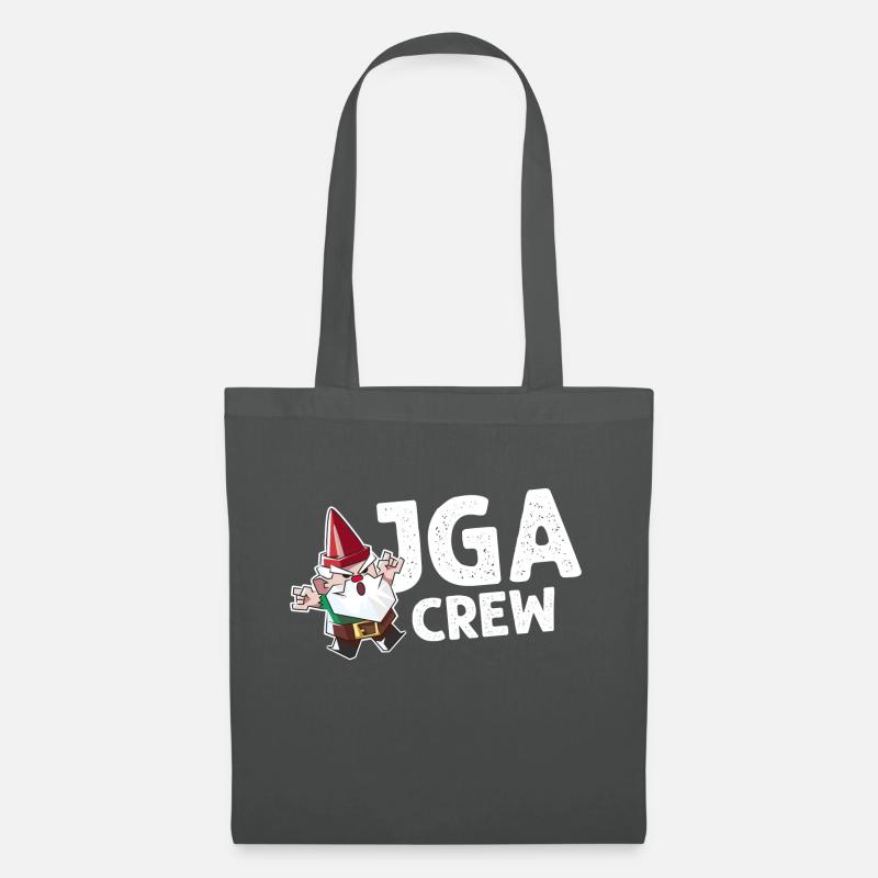 jga crew gartenzwerg - Stoffbeutel - Graphite