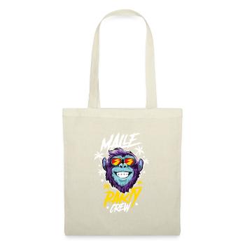Malle Affe Party Crew - Stoffbeutel - Natur - Vorne
