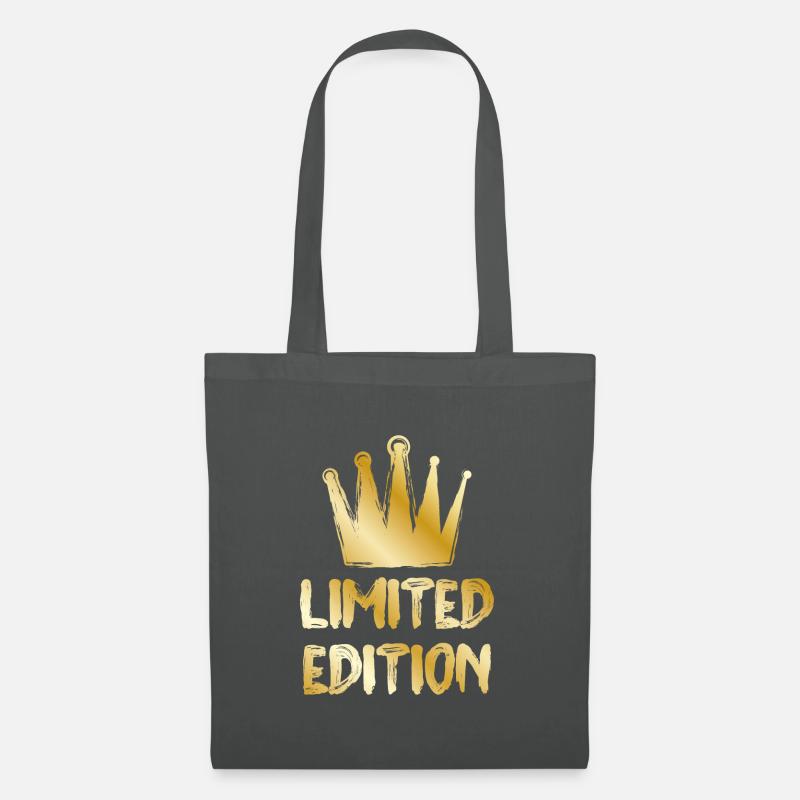 Limited Edition Krone Gold - Stoffbeutel - Graphite