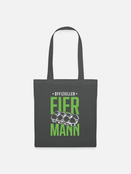 Offizieller Eiermann Eier - Stoffbeutel - Graphite