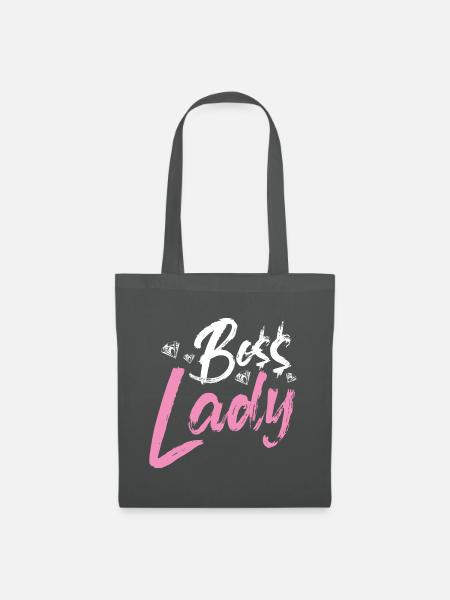 Boss Lady - Stoffbeutel - Graphite