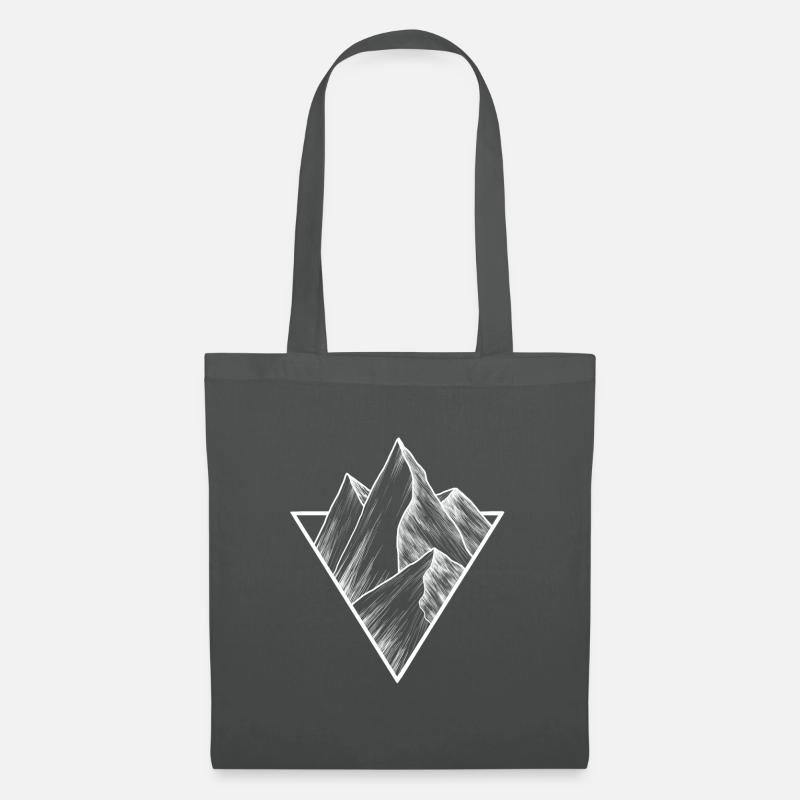 Symbol des Berges - Stoffbeutel - Graphite
