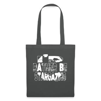 believe night sky space travel astronomy stuff - Stoffbeutel - Graphite - Vorne