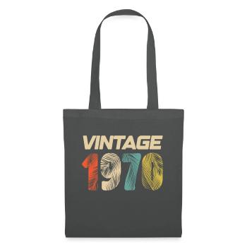 Vintage 1970 Retro - Best-seller - Sac en tissu - gris graphite - Devant