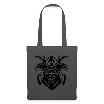 Shadow Menpō Mask Design - Tote Bag - graphite grey - Front