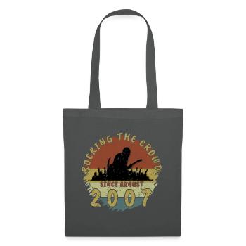 18th Birthday Rocking the crowd GIT 08/2007 - Tote Bag - graphite grey - Front