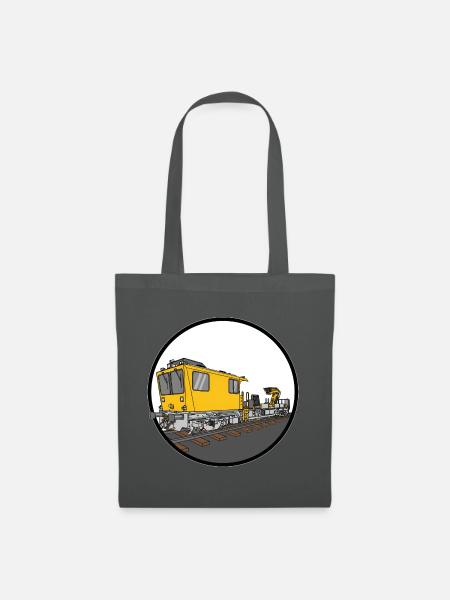 GAF Gleisarbeitsfahrzeug Gleisbauer - Stoffbeutel - Graphite