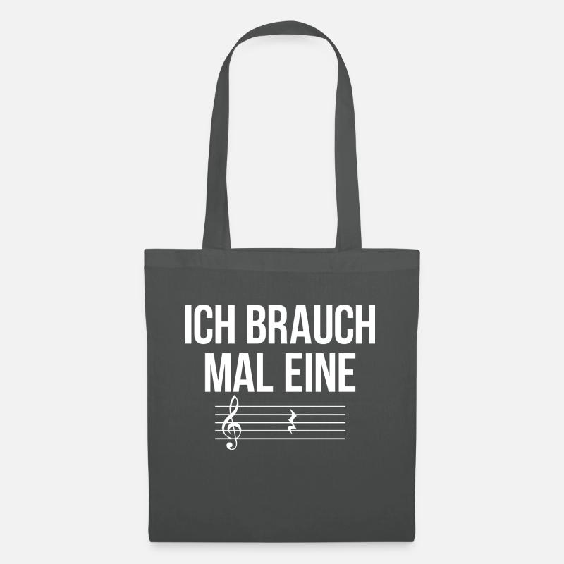 Mal eine Pause machen - Stoffbeutel - Graphite