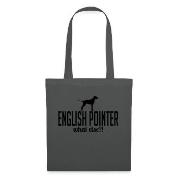 ANGLAIS POINTEUR whatelse - Sac en tissu - gris graphite - Devant