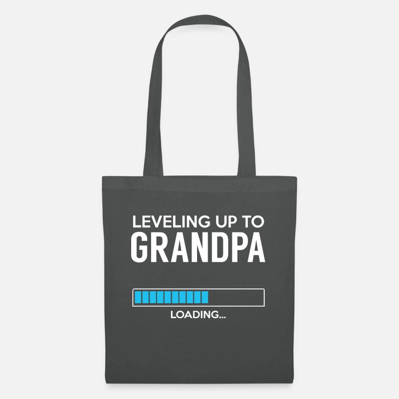 Leveling up to GRANDPA - Loading - Stoffbeutel - Graphite
