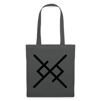 L’amour éternel dans les runes vikings - Sac en tissu - gris graphite - Devant