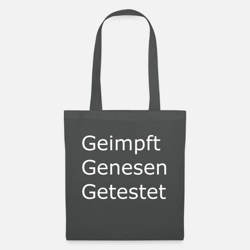 Geimpft Genesen getestet - Stoffbeutel - Graphite