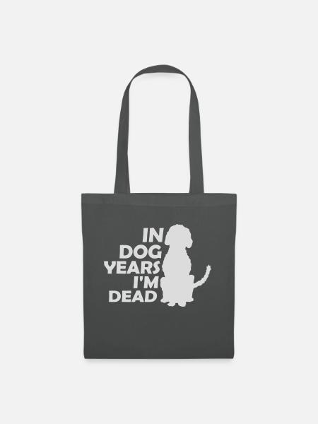 in dog years Dead - Stoffbeutel - Graphite