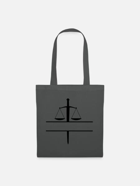 Sword of Justice Monogramm - Stoffbeutel - Graphite