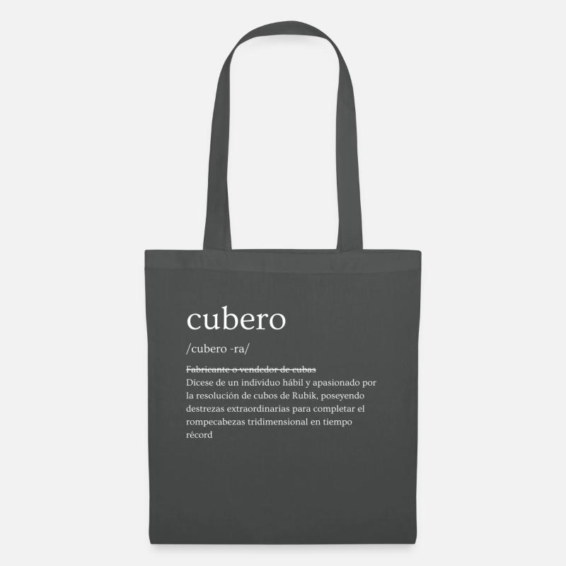 Cubero Definition - Stoffbeutel - Graphite