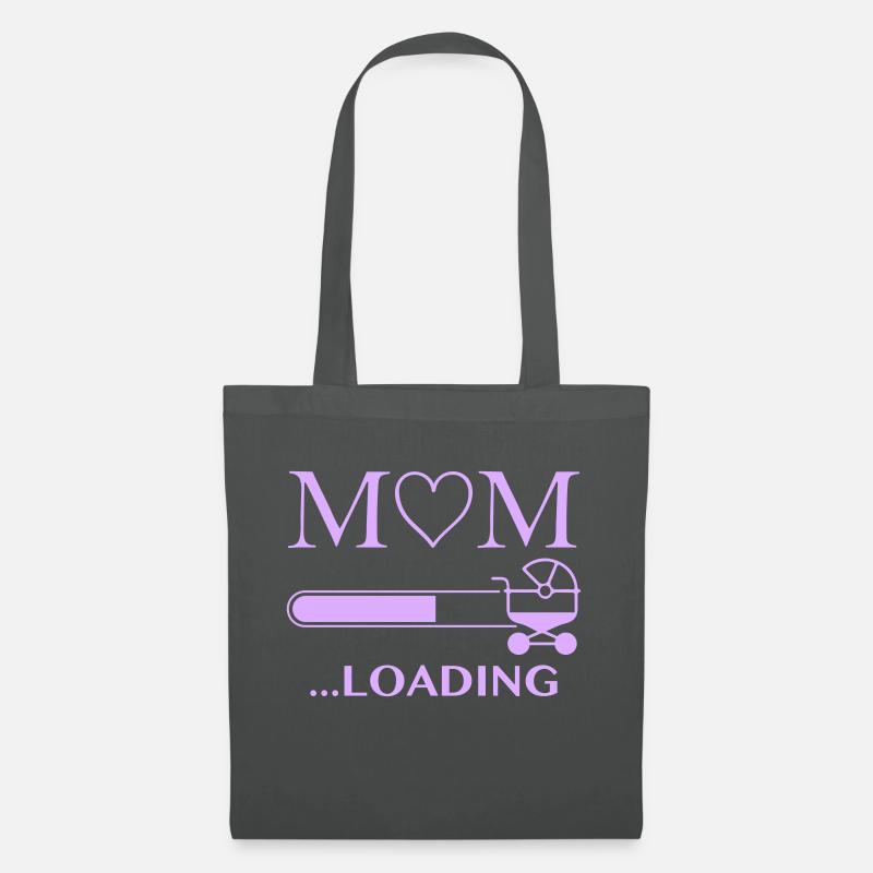 mom loading - Stoffbeutel - Graphite