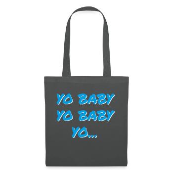 YO BABY YO BABY YO - Sac en tissu - gris graphite - Devant