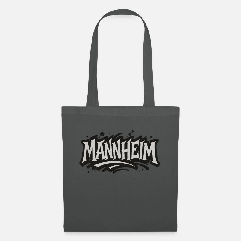 Mannheim Graffiti - Stoffbeutel - Graphite