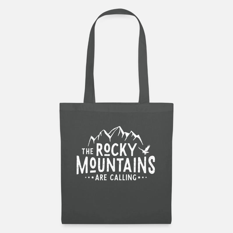 Rocky Mountains Calling - Stoffbeutel - Graphite
