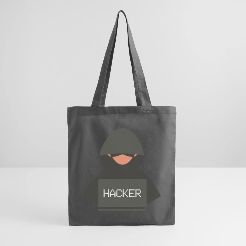 Hacker Coder Programmer Developer Black Hat Tote Bag