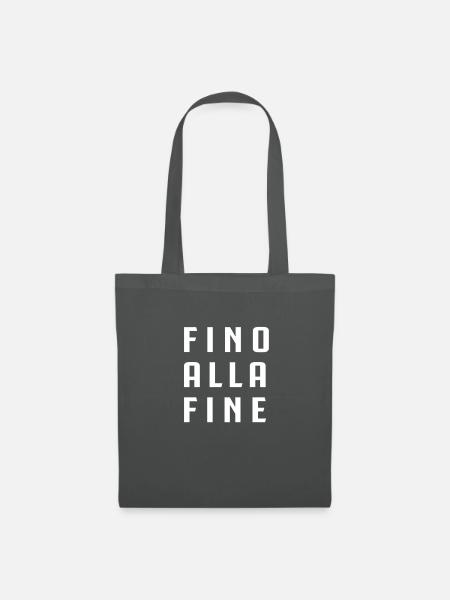 UNTIL THE END - Tote Bag - graphite grey