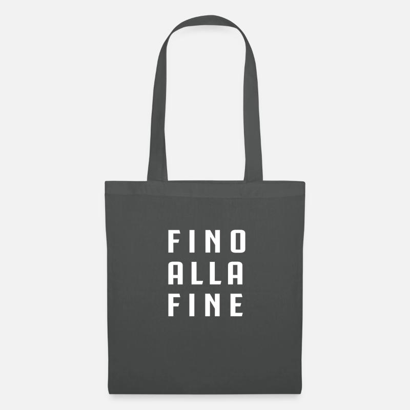 JUSQU'À LA FIN - Sac en tissu - gris graphite