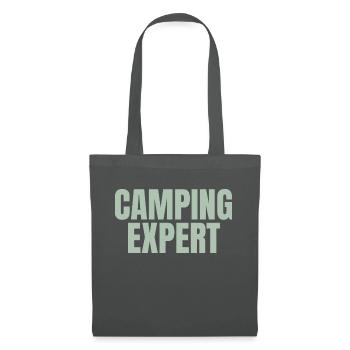 Camping expert - Tote Bag - graphite grey - Front