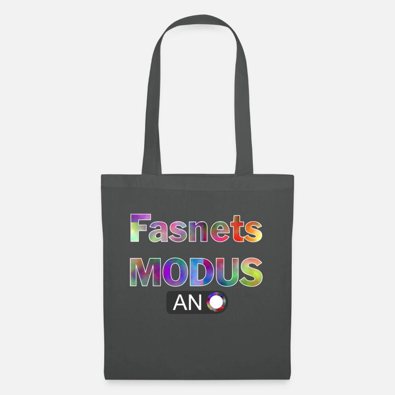 Fasnetsmodus - Sac en tissu - gris graphite